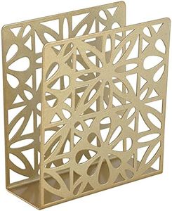 Porte-serviettes élégant en métal plaqué or rose élégant durable et parfait pour la décoration de la maison ou du bureau garde les serviettes et organisé - Product Image 5