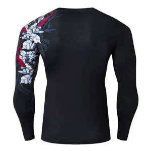 Cool Dry Compression Manga larga Capa base Deportes atléticos Camisetas Compresión Cuello redondo Camisetas de manga larga - Product Image 2