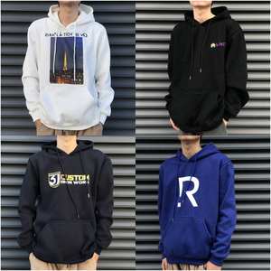 Heavyweight 400 GSM Hoodies Coton de qualité supérieure Sweats unisexes Chaud Durable Confortable Casual Wear - Product Image 3