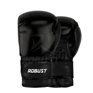 Gants de boxe professionnels en cuir véritable pour hommes Vêtements d'entraînement respirants confortables avec PVC offerts avec les services OEM - Product Image 1