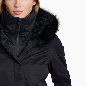 แจ็คเก็ตพาร์กาแบบมีฮู้ดขนสัตว์ ดีไซน์ใหม่สำหรับผู้ชาย น้ำหนักเบา กันลม มีซิปยาว พร้อมโลโก้ที่ออกแบบเองได้ - Product Image 4