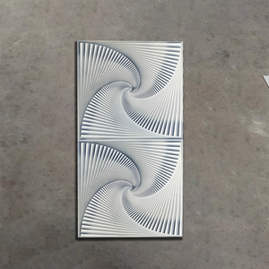 Nuevo diseño, 600x1200MM esmaltadas de baldosas de cerámica, aspecto de impresión 3D, porcelana para uso en paredes interiores para casas, villas - Product Image 3