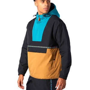 Chaqueta con logotipo personalizado para hombre, chaqueta de talla grande para deportes al aire libre, chaqueta impermeable o cortavientos de nailon de INDUSTRIAS INCREÍBLES - Product Image 2