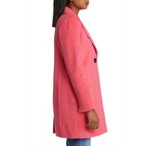 New Design Classic Women's Rose Pink Wool <b>Coat</b> Wholesale Low Price High Quality <b>Heated</b> Adjustable Custom Women Wool <b>Coats</b> - Product Image 5