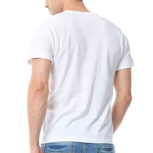 เสื้อยืดผู้ชายแขนสั้นดีไซน์ใหม่คุณภาพสูง สไตล์เรียบง่าย สวมใส่สบาย สีพื้น ราคาประหยัด - Product Image 5