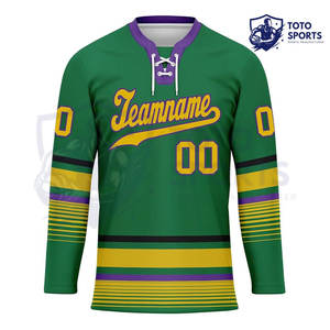 Jersey de Hockey sobre Hielo para Hombre, al por Mayor, de Moda, Nuevo, de Alto Rendimiento, Cómodo, con Logotipo Personalizado del Mejor Proveedor - Product Image 1