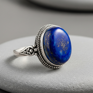 Luxury Alloy Fashion <b>Ring</b> Exquisite Daily Wear <b>Turquoise</b> Crystal Rhodium Plated Trendy Wedding Parties Band Gift - Product Image 4