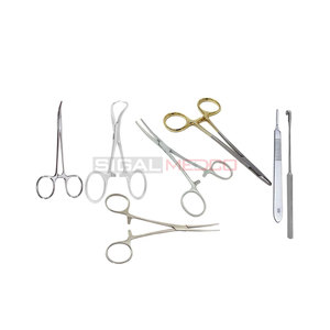 Kit Quirúrgico Veterinario de 13 Piezas de Acero Inoxidable Alemán Reutilizable para Esterilización de Ganado Femenino, Eliminación de Ovarios y Uterus - Product Image 2