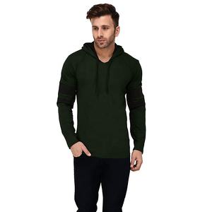 Sweat à capuche en coton mélangé de haute qualité pour hommes, modèles d'hiver et d'extérieur avec logo personnalisé, options multicolores, prix réduit, tailles personnalisées - Product Image 3