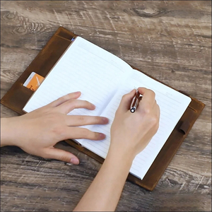 <span class=keywords><strong>2025</strong></span> không thấm nước da dây kéo tập tin thư mục túi đa chức năng A5 tài liệu danh mục đầu tư thư mục với túi Vòng chất kết dính phong cách Lap-0084 - Product Image 1