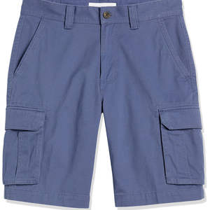 Best Quality 100% Cotton Solid Casual <b>Cargo</b> Men's <b>Shorts</b> Side Pockets <b>Elastic</b> <b>Waist</b> Breathable Fabric Six Pockets for - Product Image 4