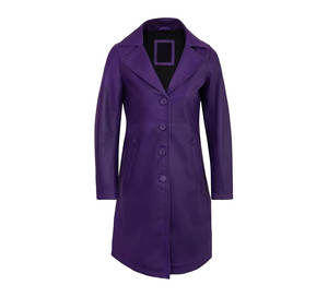 Abrigo de Cuero para Mujer de Alta Calidad, Diseño 2026, Ajuste Cómodo - Product Image 1