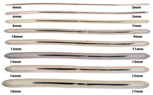 8 Uds Hegar Dilatador Set Kit Uterino Uretral Diagnóstico Quirúrgico Cervical Sonidos/Ginecología Quirúrgico Hegar Dilatadores Uterinos - Product Image 4