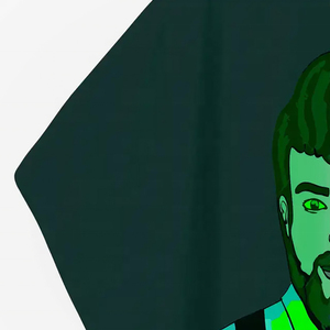 Capas de peluquero personalizadas de poliéster y nailon ajustable, logotipo de salón de belleza, paños de corte de peluquería, sin pelo pegajoso, logotipo impreso para el cabello - Product Image 3