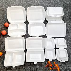 Usine trois compartiments jetables PS mousse récipient alimentaire avec couvercles foodsaver conteneur vente chaude produits 2024 - Product Image 5