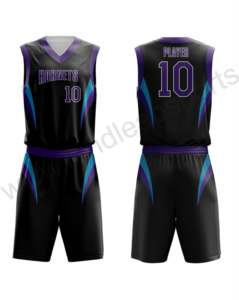 Ensemble d'uniformes de basket-ball personnalisés Maillot et short respirants pour athlètes grande taille pour événements sportifs scolaires - Product Image 2