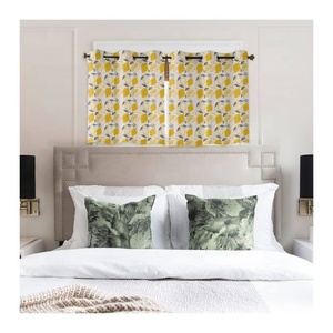 Digital Mushroom Printed For Living Room Bedroom Lace Kids Double-deck Antique Grommet Top Blackout Curtains Home Decoration - Product Image 2