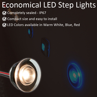 Produit de qualité escalier de courtoisie jardin LED bateau marchepieds IP67