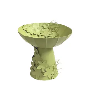 Bol à fruits et assiette de style nordique moderne, luxe, écologique, décoration de centre de table, vaisselle en fer avec revêtement en poudre - Product Image 1