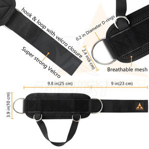 Correas de Tobillo de Neopreno de Fácil Ajuste con Acolchado Suave, Construcción Resistente, Cierre de Doble Anillo, Unisex, para Levantamiento de Pesas RI-7106 - Product Image 2