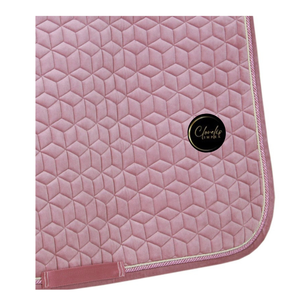 Tapis de selle élégant et luxueux en mélange de laine et satin, rembourrage en mousse 550 GSM, pour concours de saut, marque privée, usine équestre - Product Image 2