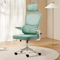 Chaise de bureau exécutif à dossier haut Chaise de gestionnaire de conception d'ascenseur tournant en maille confortable Chaise d'ordinateur à domicile en maille ergonomique