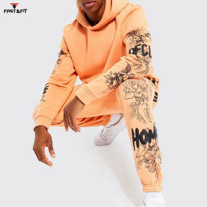 Chándal con capucha y diseño de estampado personalizado para hombre, chándal de entrenamiento personalizado en diferentes colores - Product Image 5