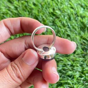 Hecho a mano Plata de Ley 925 diseño clásico bisel ajuste boda compromiso fiesta joyería corte ovalado amatista perla aniversario - Product Image 6