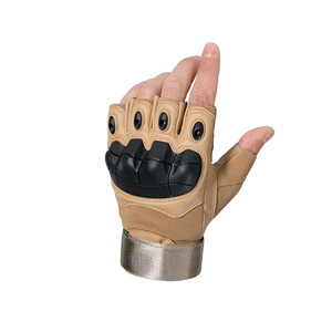 Gants de moto tout-terrain respirants à séchage rapide sans doigts, écran tactile, antidérapants, logo personnalisé - Product Image 4