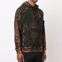 Sudaderas con capucha minimalistas para hombre con lavado ácido con diseño de ropa de calle limpia con lavado Vintage para sudaderas con capucha para hombre de aspecto elegante sutil
