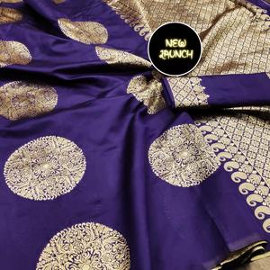 ผ้าแจ็คการ์ด pallu สวยดีไซเนอร์ล่าสุดใช้ได้ทั่วส่าหรี - Product Image 4