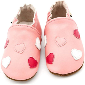 Zapatos de Cuero Rosa Rojo con Suela Suave para Bebés y Niños Pequeños, Forro de Cuero Genuino, Primeros Zapatos, Zapatos Deportivos para Niños - Product Image 2