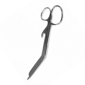 ผ้าพันแผลกรรไกรที่มีที่จับและตะขอ20ซม. ใบมีดยาว7ซม. เครื่องมือผ่าตัดสแตนเลส - Product Image 2