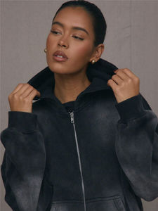 เสื้อฮู้ดสตรีทแวร์กรดสำหรับผู้ชายชุดวอร์มพิมพ์ลายสกรีนชุดวอร์มสไตล์วินเทจ - Product Image 6