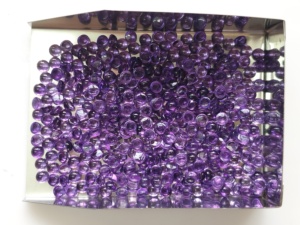 Cabochons ronds d'améthyste africaine de haute qualité 3mm pierre précieuse naturelle SUBOK DE MONTAGNE ROUGE pour la fabrication de bijoux - Product Image 3