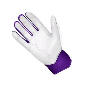 Guantes de Bateo de Béisbol y Softbol Unisex de Cuero con Palma Acolchada Antideslizante, Correa Ajustable, Logotipo Personalizado, Guantes Deportivos para Adultos y Jóvenes - Product Image 5