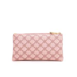 กระเป๋าจัดระเบียบเครื่องสำอาง PU P70913ลำลองสีชมพูจุของได้มาก - Product Image 1