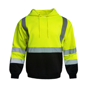<b>Top</b> Trending Premium Quality Hi Vis Hoodie Workwear Customized Color Logo OEM Service Wholesale Price Waterproof Safety - Product Image 6