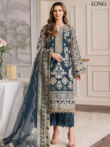 Robes Langa pakistanaises à la mode, dernières tendances, tailles personnalisées, robes décontractées pour les fêtes, vêtements pour femmes - Product Image 4