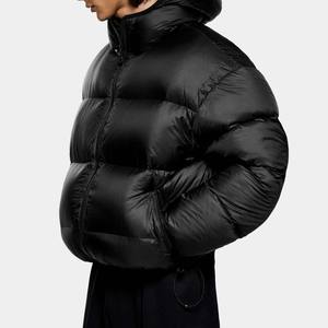 Veste d'hiver en toile imperméable à capuche de luxe de haute qualité, vente en gros d'usine, 100% nylon, personnalisable sur le devant - Product Image 6