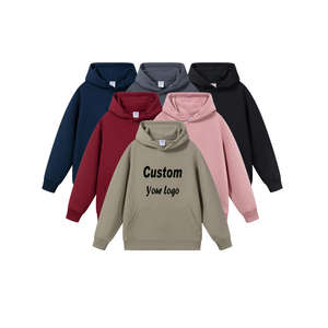 Sweat à capuche en tricot de haute qualité personnalisé OEM, 220 g/m², taille plus, unisexe, lourd, 100 % coton, imprimé pour femmes et hommes, hiver - Product Image 1