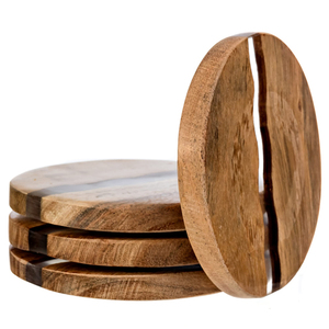 Posavasos decorativo de alta calidad para el hogar, posavasos de cerámica en forma de Monstera, accesorios de color verde, plateado y dorado, estilo europeo - Product Image 2