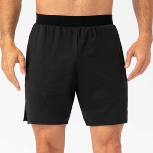 Shorts décontractés personnalisés en maille unie avec tissu doux et respirant, taille élastique conçue pour le confort, idéaux pour le sport et le fitness, vente en gros - Product Image 2
