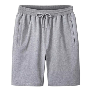 Pantalones cortos deportivos de verano para hombre de alta calidad, pantalones cortos holgados informales personalizados para correr con cierre de cintura con cordón, teñido liso - Product Image 2