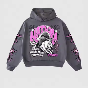 Sweat-shirt à capuche décontracté en molleton 100 % coton de qualité supérieure, coupe classique, 360 g, écologique, vente en gros - Product Image 2
