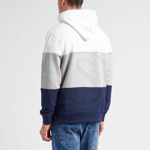 Sudaderas con capucha de algodón personalizadas atléticas a la moda para hombre, sudadera deportiva, jersey de lana de Color sólido, Sudadera con capucha para hombre - Product Image 5