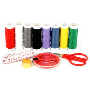 <b>Sewing</b> <b>Basket</b> With <b>Sewing</b> Accessories - Pink - Product Image 3