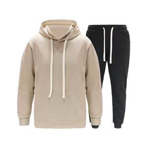 Sweatshirts pulls tendances pour hommes Ensemble survêtement 2 pièces décontracté à manches longues - Product Image 1