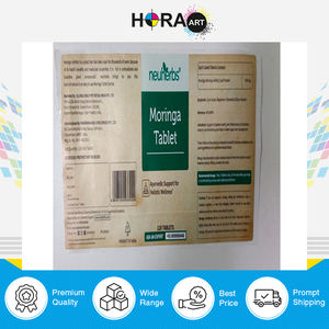 Reputed Supplier Selling Reliable Quality PP White Matt Varnish <b>Tablets</b> Packaging Branding Digital Label for Bulk Buyers - Product Image 2