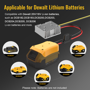 20V to <b>12V</b> DC Step Down Converter Power Wheel Battery Adapter for 20V18V Lithium Battery Power Adapter Converter - Product Image 4